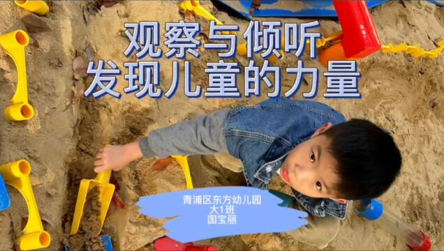 《我眼中孩子的游戏》东方幼儿园 国宝丽