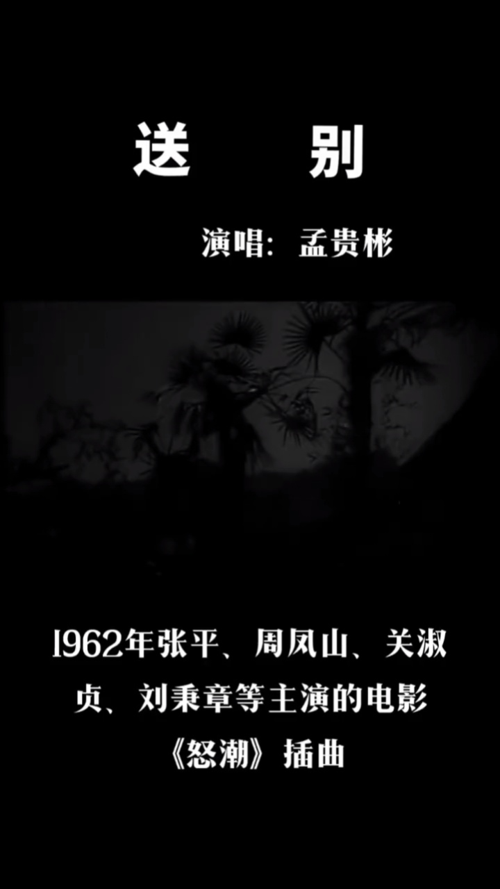 電影《怒潮》主題曲送別欣賞