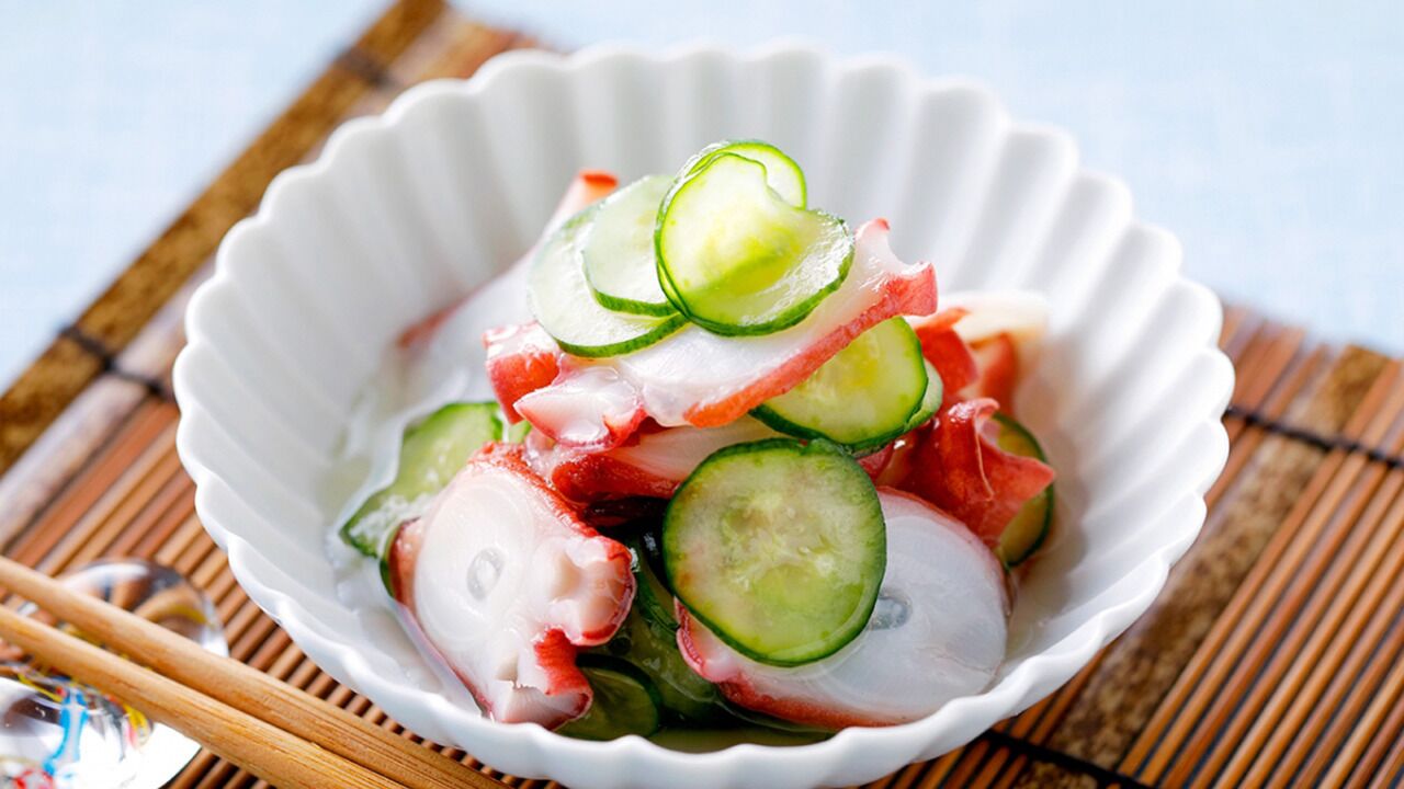 桜縁日式美食教程:日式小菜 醋拌章鱼黄瓜