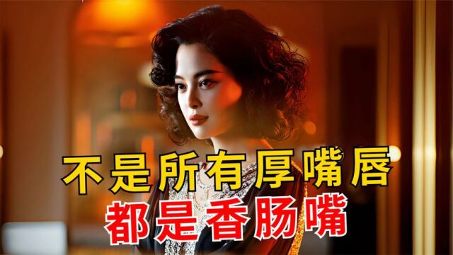 不是所有厚嘴唇都是香肠嘴,这3位女星的嘴唇,性感又妩媚