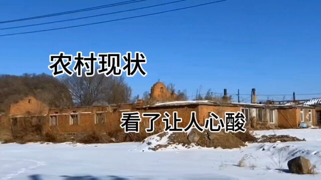 农村现状看了让人心酸实拍辽宁省抚顺甲帮屯