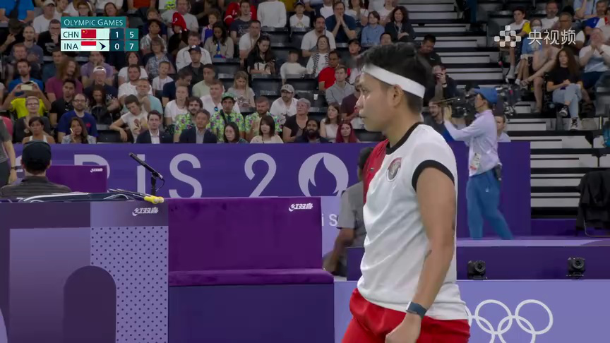 【回放】巴黎奥运会羽毛球女子双打小组赛a组:贾一凡