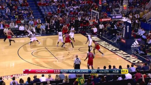 《NBA全场集锦》【原声】公牛117-110鹈鹕 巴特勒39分中关键球鹈鹕双塔空砍56分