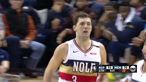 《NBA全场集锦》【原声】鹈鹕105-85灰熊 霍勒迪21+11携手米罗蒂奇碾压取胜