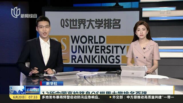 12所中国高校跻身QS世界大学排名百强