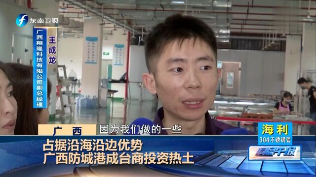 占据沿海沿边优势 广西防城港成台商投资热土