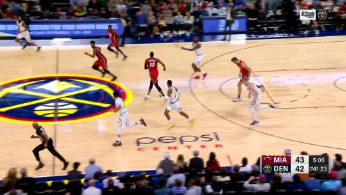 《NBA全场集锦》【得分】米尔萨普长传送香饼 巴顿快攻接球上篮轻松终结2+1