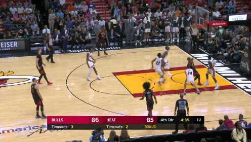 《NBA全场集锦》【原声】公牛105-110热火 新秀希罗统治加时关键三分杀死比赛