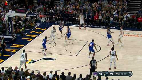 《NBA全场集锦》这饼吃的舒坦 英格尔斯手术刀连线助飞戈贝尔空接背扣