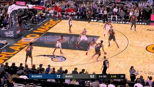 《NBA全场集锦》【原声】奇才89-123魔术 武切维奇29分9篮板举火烧天单臂劈扣