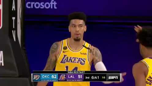 《NBA全场回放》【回放】雷霆vs湖人第3节 保罗接连为库克上课