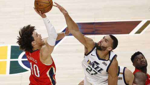 《NBA全场集锦》【纯享】鹈鹕vs爵士精华回放 爵士16分逆转鹈鹕喜提7连胜