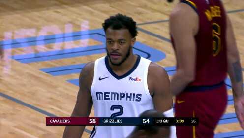 《NBA全场集锦》骑士vs灰熊第3节 中文解说回放
