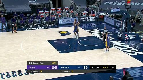 《NBA全场集锦》你这防守还不如不防！布克轻松过掉麦克德莫特上篮太潇洒