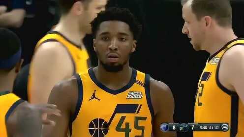 《NBA全场集锦》灰熊vs爵士中文解说全场回放