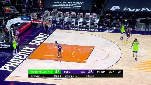 《NBA全场集锦》扛起大旗往里冲 艾顿人缝突破抡锤砸扣还以颜色