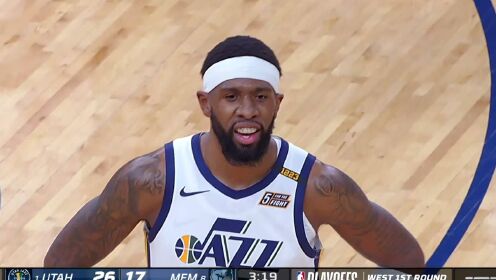 《NBA全场集锦》爵士vs灰熊中文解说全场回放