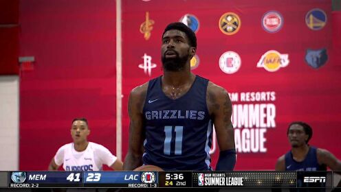 《NBA全场集锦》灰熊vs快船 第2节中文解说回放