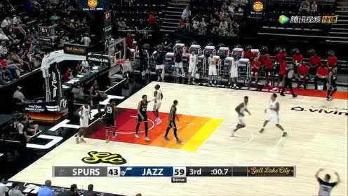 《NBA全场集锦》根本防不住 格林极限三分准压哨