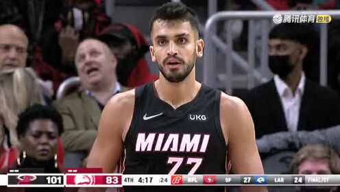 《NBA全场集锦》【纯享】热火vs老鹰精华回放 热火全队多点开花7人上双 大胜老鹰24分