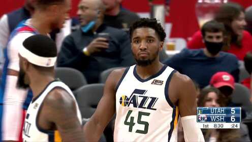 《NBA全场集锦》【回放】爵士vs奇才第1节中文解说回放