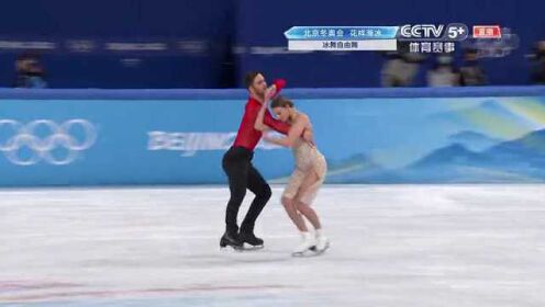 【金牌时刻】绝美舞步！法国组合帕帕达基斯/西泽龙摘得冰上舞蹈金牌