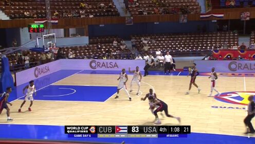 《FIBA》扼杀对手最后的希望！杰弗里斯战斧劈扣提前划上句号