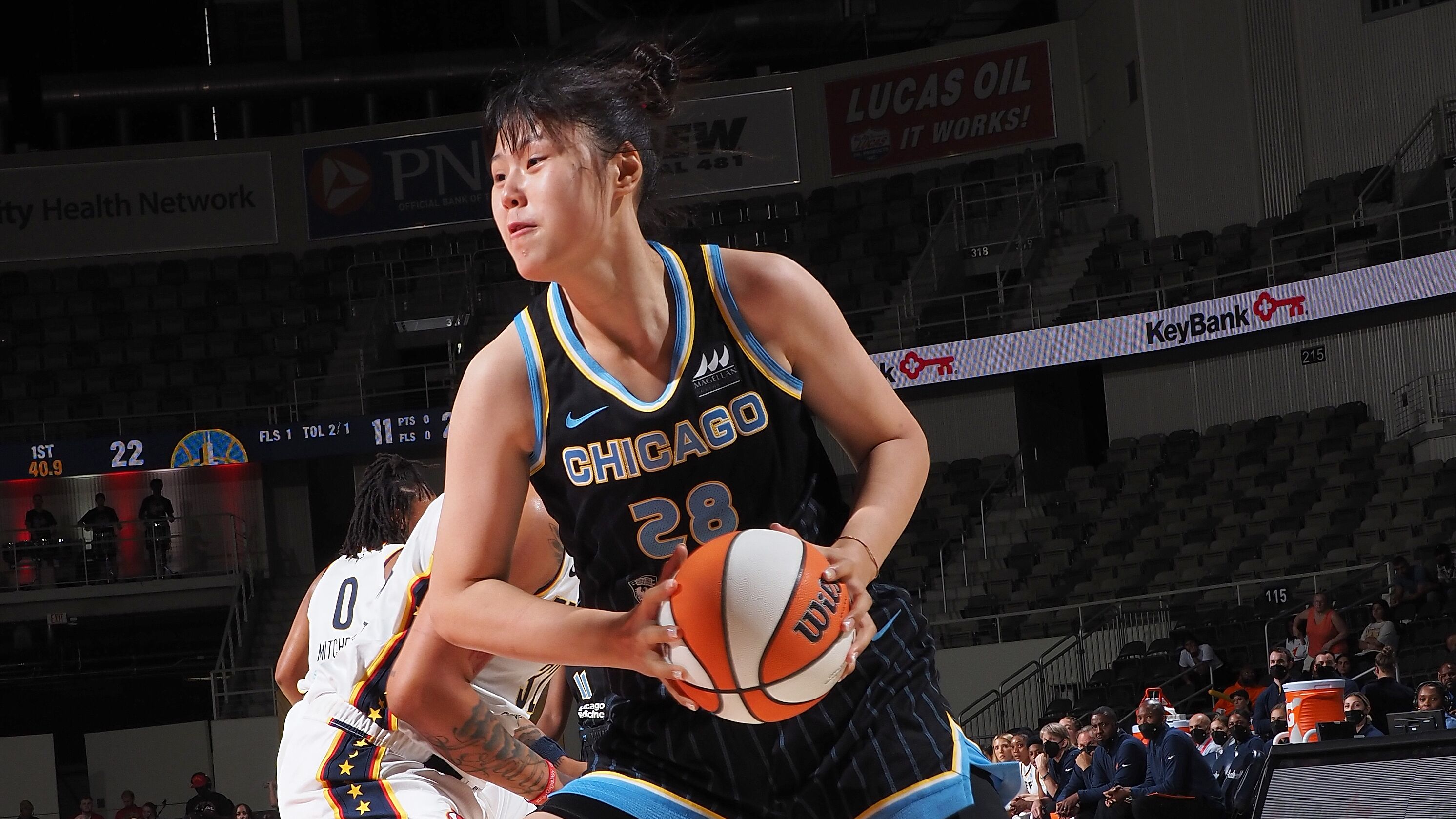 《wnba》【集锦】芝加哥天空93-84印第安纳狂热 李月汝2分1助攻天空