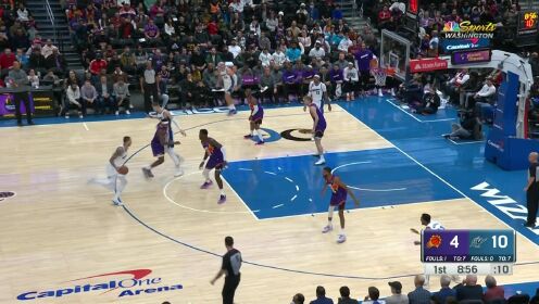 《NBA全场集锦》手感热的发烫 库兹马内外开花连得5分