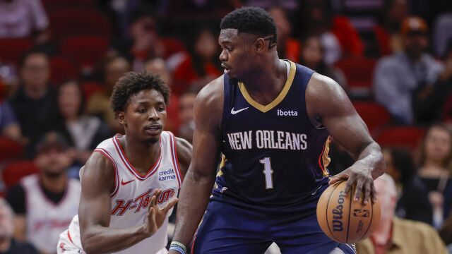 锡安vs火箭集锦 全场24+8窒息追帽捍卫禁区