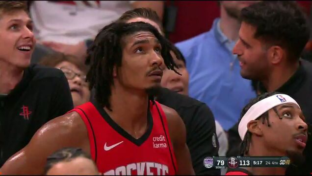 NBA常规赛：国王vs火箭第4节英文原声回放