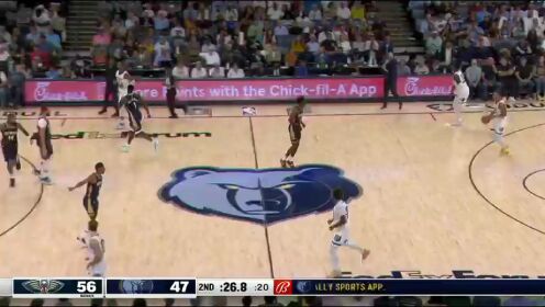 《NBA全场集锦》【回放】NBA常规赛：鹈鹕vs灰熊第2节原声解说回放