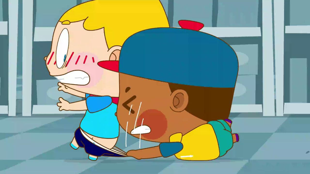 巴顿与好朋友争抢软糖