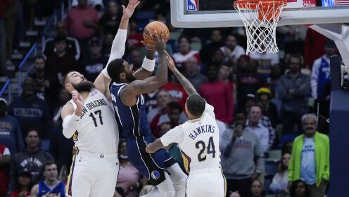 《NBA全场集锦》独行侠vs鹈鹕五佳球 瓦兰丘纳斯势大力沉双手暴扣 欧文半场压哨三分稳稳命中