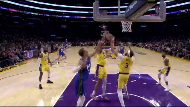 魔术vs湖人英文原声全场回放