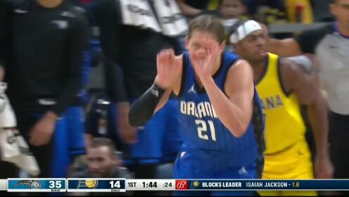《NBA全场集锦》打你个出其不意！哈里斯假投真传戏耍防守助攻瓦格纳勾手上篮