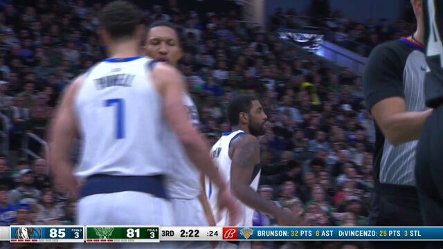 怎一个优雅了得！欧文空中接球潇洒拉杆打成2+1