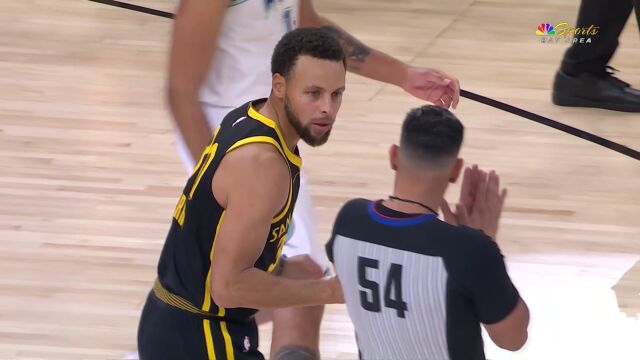 抢断快到没反应过来！库里节奏大师果冻上篮压哨命中