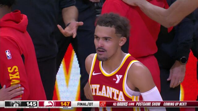 篮网145-147老鹰 老鹰加时赛击败篮网总得分轰出147分