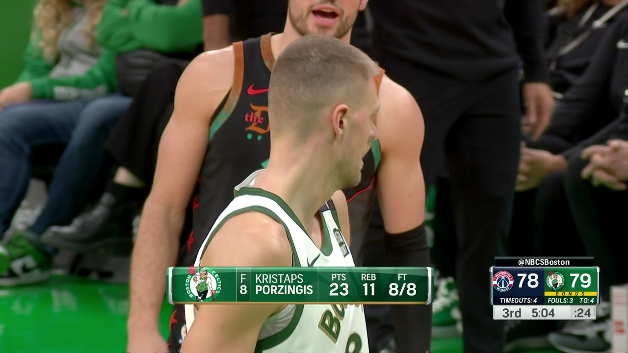 【回放】nba常规赛:奇才vs凯尔特人第3节英文原声回放