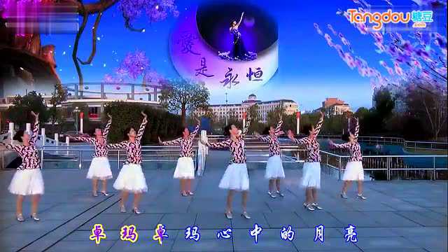 糖豆精选 万年青广场舞《月亮女神》