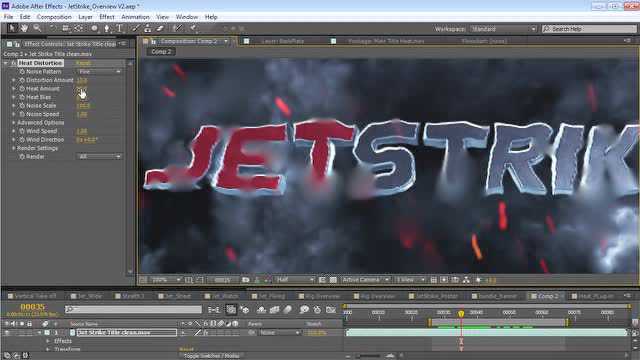 ae空气扭曲热浪扭曲heatdistortion插件教程_腾讯视频