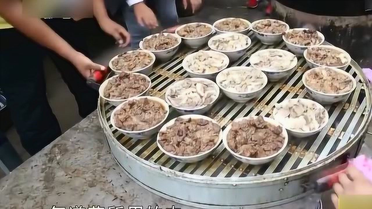 开封朱仙镇十大碗60多桌500人乡村喜宴热闹非凡