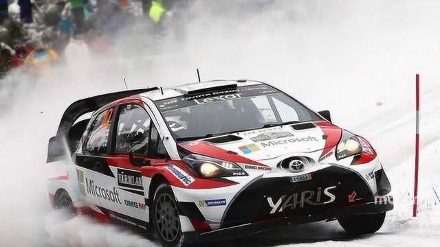 wrc丰田雅力士飞撞无人机