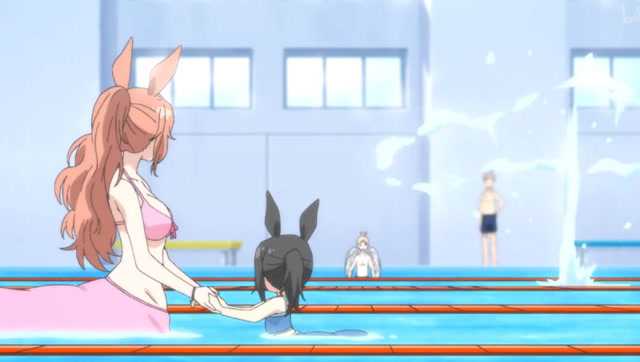 人马少女的烦恼泳池篇人鱼娘和小猫咪最抢镜