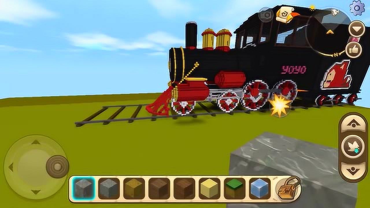 迷你世界火车模型 膜拜一下大佬们的地图