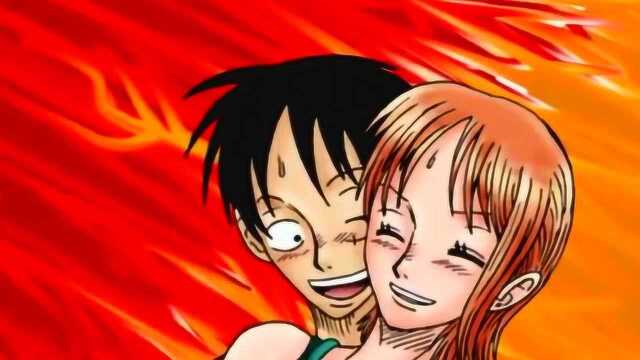 海贼王中娜美路飞幸福的一生最终结婚生子