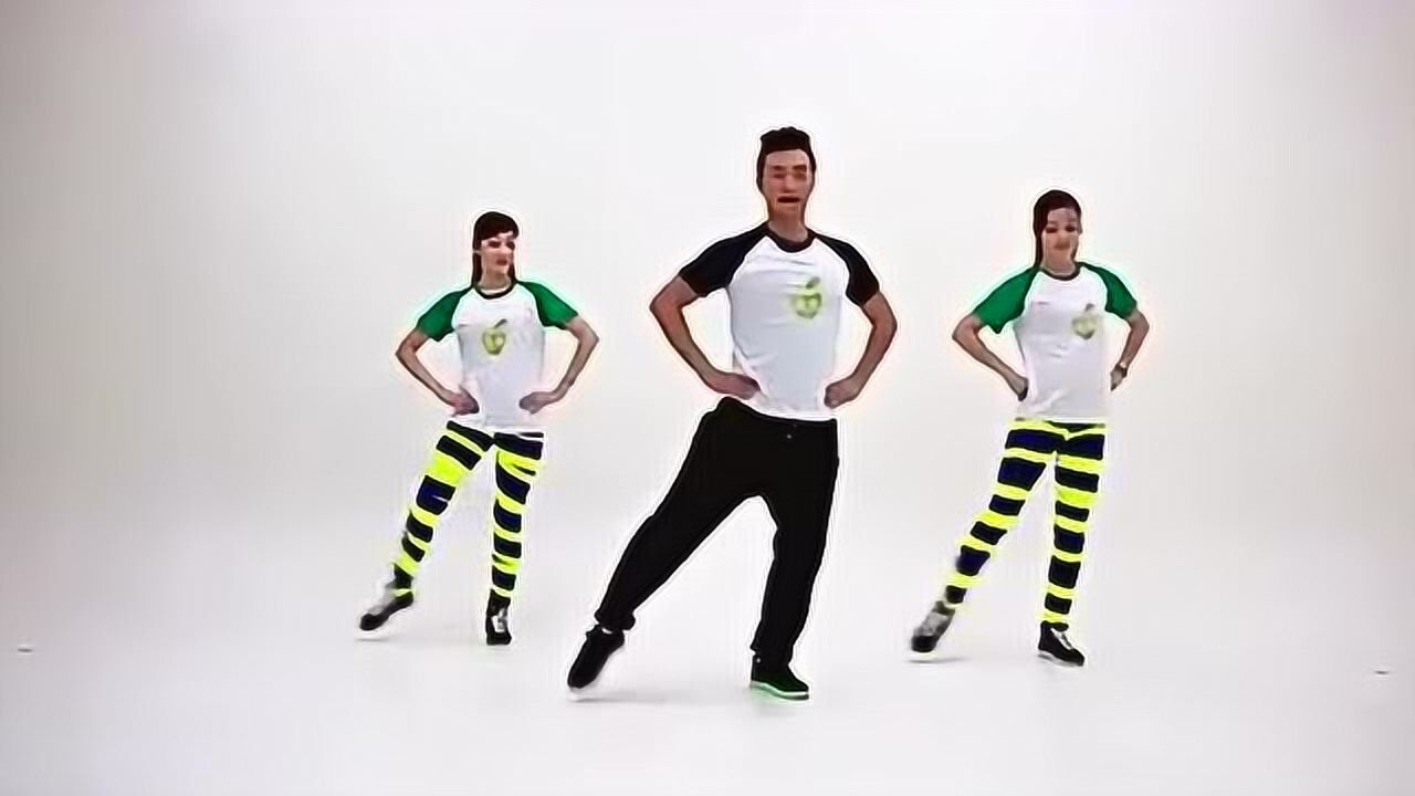 小苹果筷子兄弟mv 健身舞蹈王广成演示教学版a