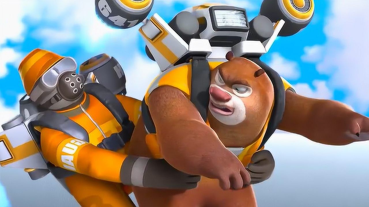 熊出没之夺宝熊兵熊大为了营救小嘟嘟与坏人斗智斗勇