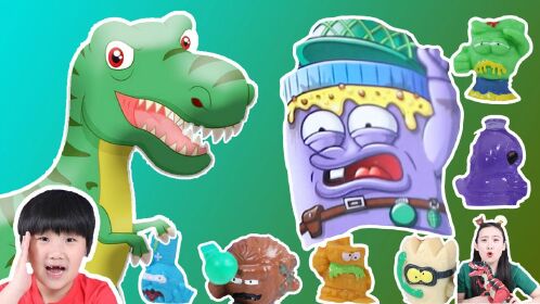 16个会发光的垃圾怪兽特别版垃圾食物怪兽带工具呦grosserygang